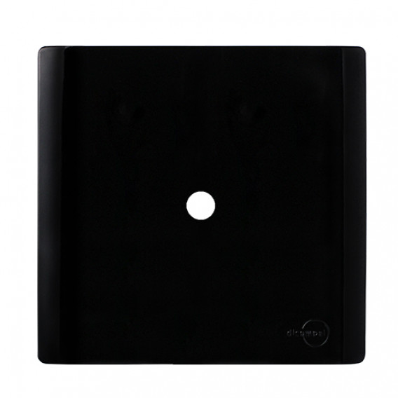 Placa Furo 4x2 - Novara Preto Brilhante 
